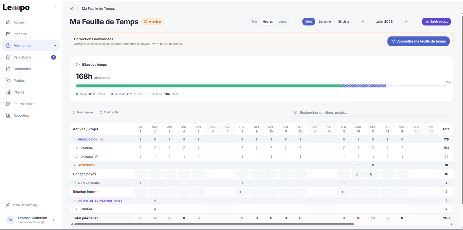 Lemmpo time clock overview
